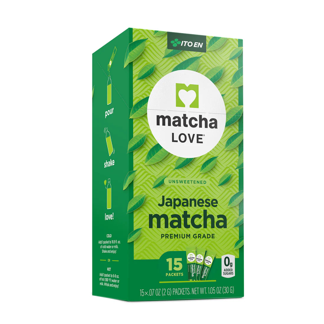 ITO EN - Match Love Single-Serve Unsweetened Matcha Powder